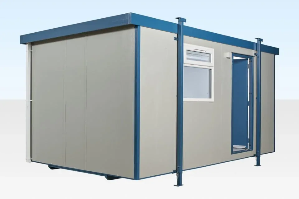 16ft x 10ft Site Office Jackleg Cabin – New – Goosewing Grey