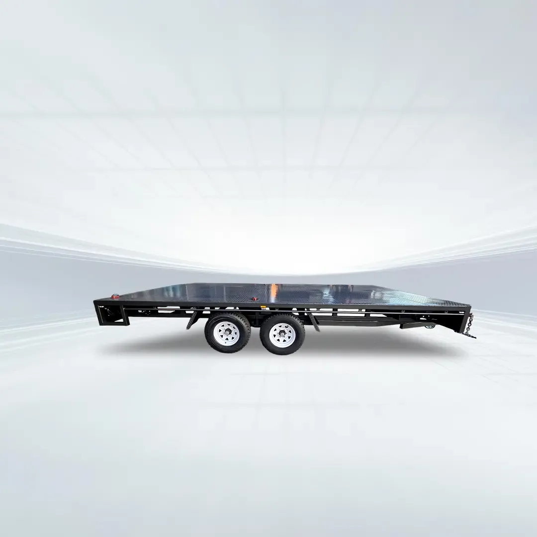 4.8m x 2.4m flat Top Trailer/ 3500 Kg Gvm/ 4 x container pin locks