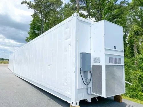 40 Ft High Cube Insulated Shipping Container With 5 Ton Bard HVAC Unit