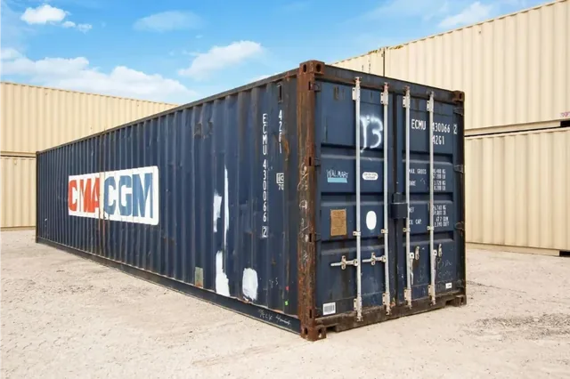40ft Standard Shipping Container – Used Wind & Watertight – Direct Ship