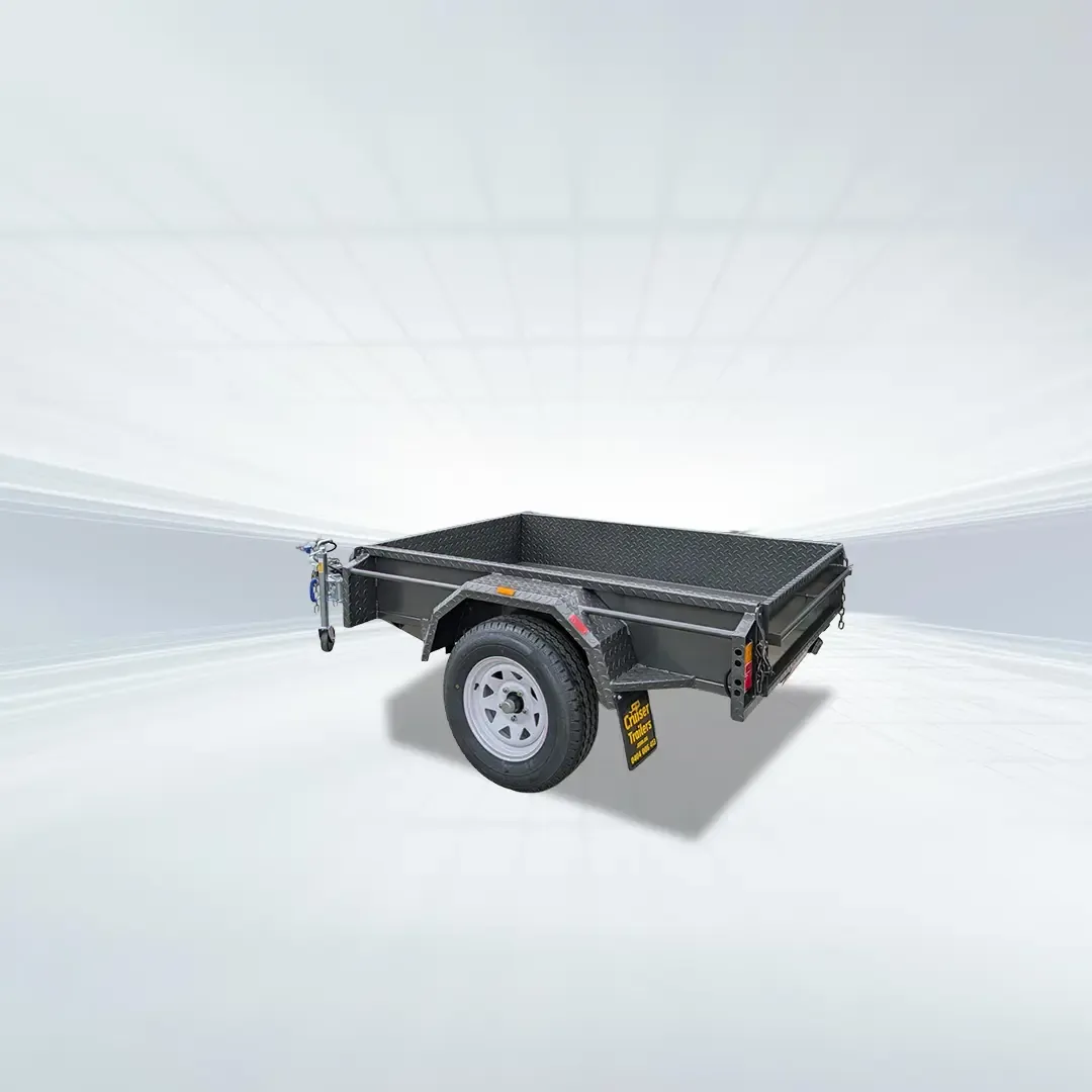6×4 hd trailer / 750kg gvm/ Full checkerplate/ Front & Rear Tailgate