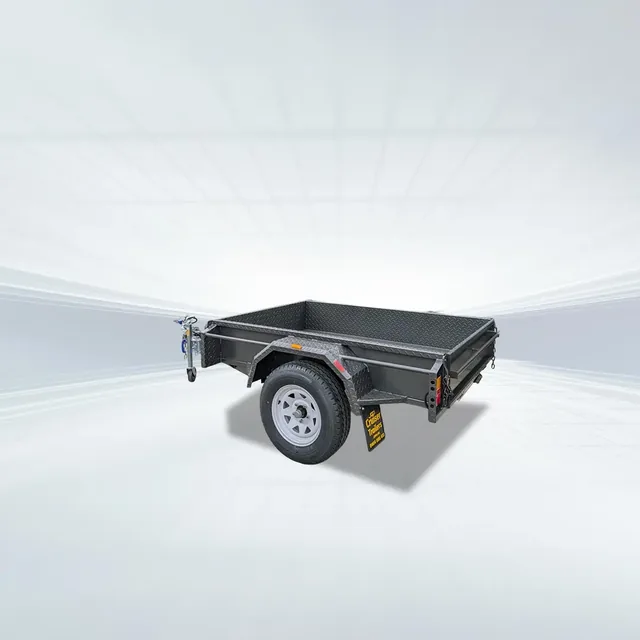 7×4 hd trailer / 750kg gvm/ Full checkerplate/ Front & Rear Tailgate