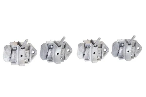 Container Twist Locks – Set of 4, Galvanised Cast Steel