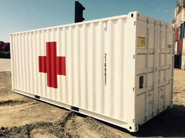 Portable First Aid Rooms – Shipping Container First Aid Rooms