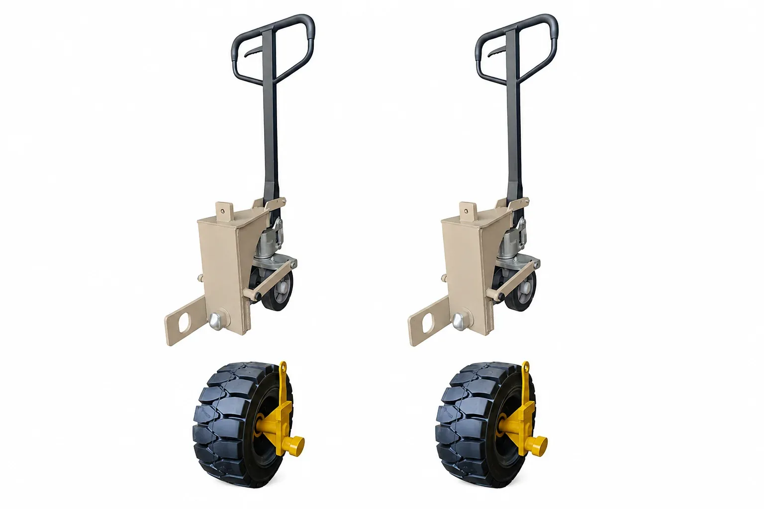 Shipping Container Jack & Wheel Set — New