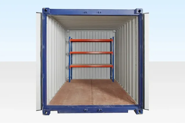 Three-Tier Container End Racking QF1066 – 550kg Per Shelf